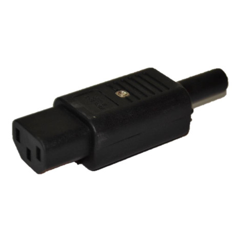 Conector de 3 Pines hembra cable de alimentacion