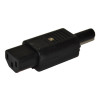 Conector de 3 Pines hembra cable de alimentacion