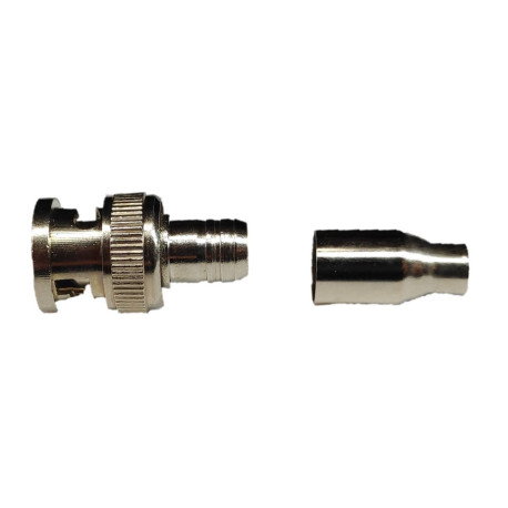 BNC (m) crimpar RG-6 especial CCTV y FLEX-5 75 Ohm