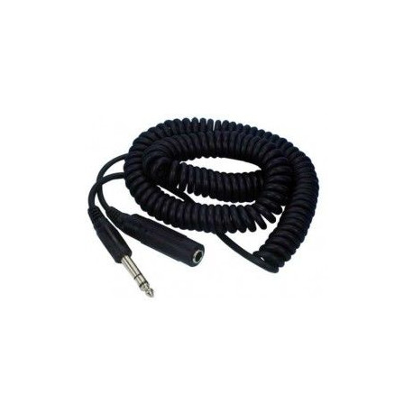 Alargador Macho Rizado jack Ø 6,3mm. Estereo M-H