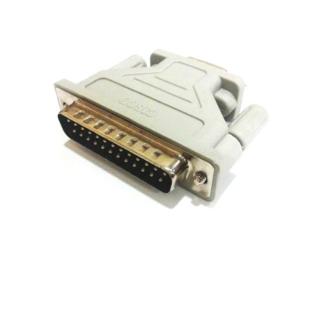 Conector adaptador SUB-D. 9pin (m) a 25pin (m)