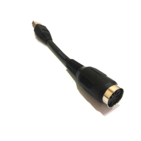 Latiguillo DIN 5 pines hembra a RJ45 (5cm)