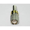 Conector 1.6/5.6 macho " Siemens " para crimpar malla en cable coaxial ( FLEX-5, RG-58 y RG-223 )