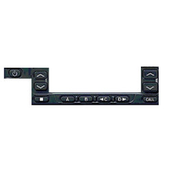 KENWOOD teclado para la emisora Kenwood Tk-780/880