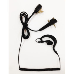 Microauricular AM-23 para Vertex con PTT y clip