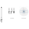 Antena Omni 3db Bj3 158-168MHz