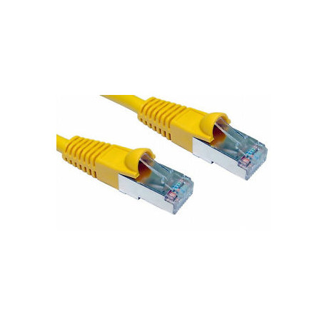Latiguillo UTP Cat.5 (3mtrs )amarillo RJ45 reforza