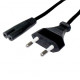 Cable alimentacion sin toma de tierra 220V conector 8