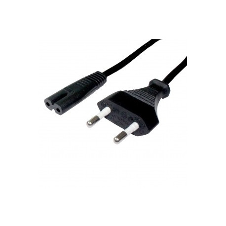 Cable alimentacion sin toma de tierra 220V conector 8