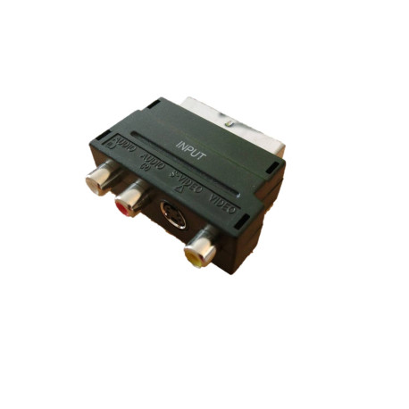 Convertidor euroconector a RCA y S video