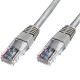 Cable Cat 5e 4 pares RJ45 gris 2m aprox.