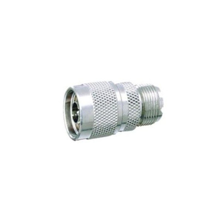 Adaptador PL (h) / N (m) Alta Calidad Plateado