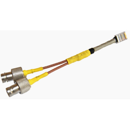 Convertidor primario de RJ45 a doble BNC hembra