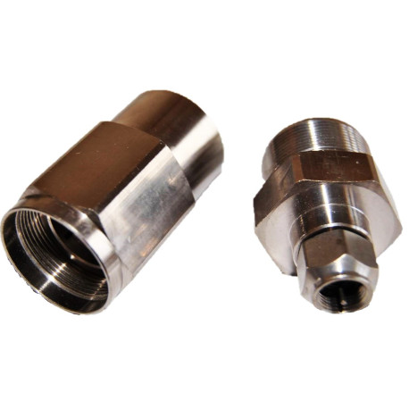 Conector F (m) para 1/2" de 75 Ohm