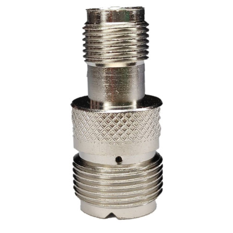Adaptador / Conector  PL hembra  a  N hembra
