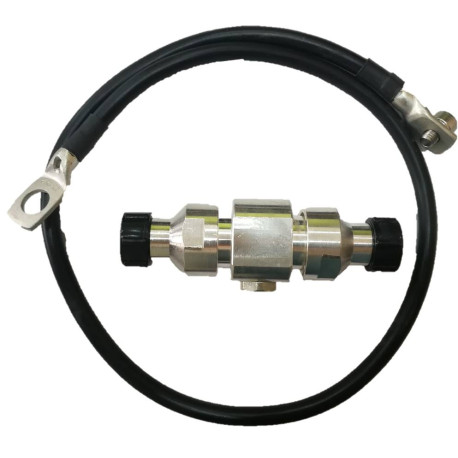 Descargador Gas 0-6 GHz N (h)-N (h) y cable tierra