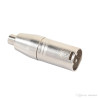 Conector XLR 3 pin macho a RCA hembra