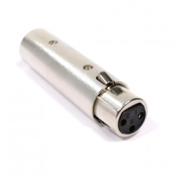 Conector XLR 3 pin macho a 5 PIN hembra