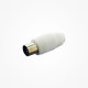 Conector TV (h) 9.5mm DIn-45325 blanco