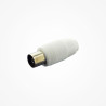 Conector TV (h) 9.5mm DIn-45325 blanco