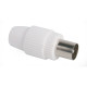 Conector TV (m) 9.5mm DIn-45325 blanco