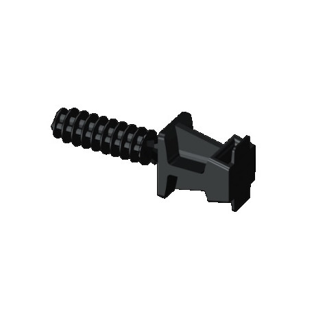 Bolsa 10 Tacos Brida 8mm x 36mm x 22mm negro 6Kg