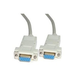 Cable Prog. Null modem. SUB/D9 hembra pin 1.5m