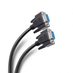 Cable Prog. Null modem. SUB/D9 hembra pin 1.5m
