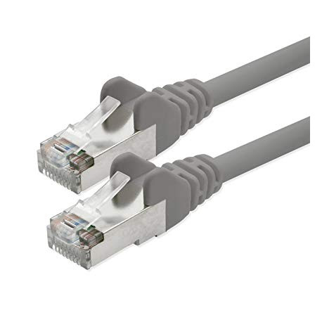 Latiguillo UTP Cat.5 (3mtrs )gris RJ45 reforzado