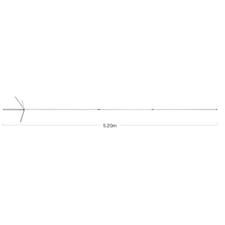 PiroStar X-500 antena de base BIBANDA VHF-UHF