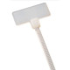 Bolsa 12 Uds. Bridas blancas de bandera 2.6mm para pegatinas