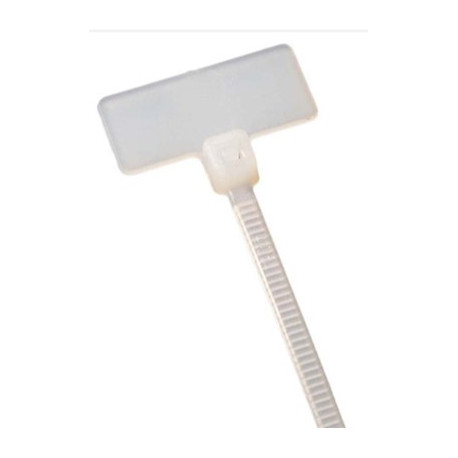 Bolsa 12 Uds. Bridas blancas de bandera 2.6mm para pegatinas