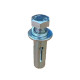 Bolsa 4 Tornillos y taco metalico 17mm x 65mm