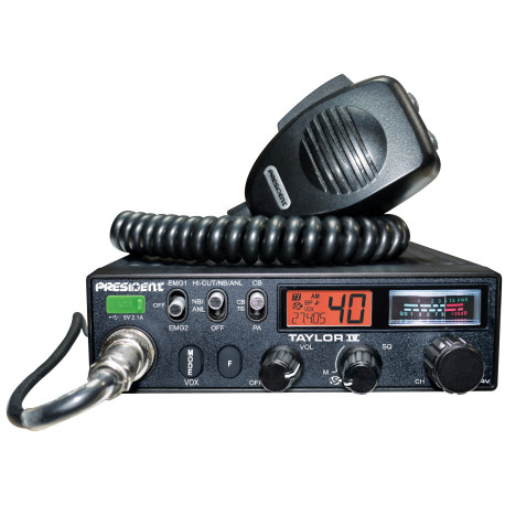 President Taylor IV ASC emsiora CB-27 MHz AM/FM
