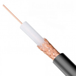 Cable coaxial RG-58 flexible MIL-C-17 100m