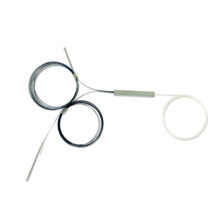 Splitter óptico 1x4 steel tube SIN CONECTORES REF 144