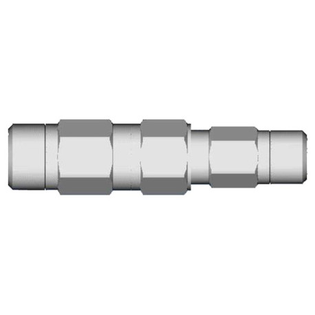 Transicion coaxial/Empalme de latón para cable QR-540 a RG-11 ref.G052-B055-SPR PPC
