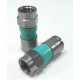 Conector F de compresion para cable RG-59 de 4 mallas fabricante PPC ref.EX59HENT