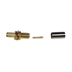 SMA (h) crimpar ( RG-58 y RG-223 ) Dorado
