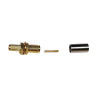 SMA (h) crimpar ( RG-58 y RG-223 ) Dorado