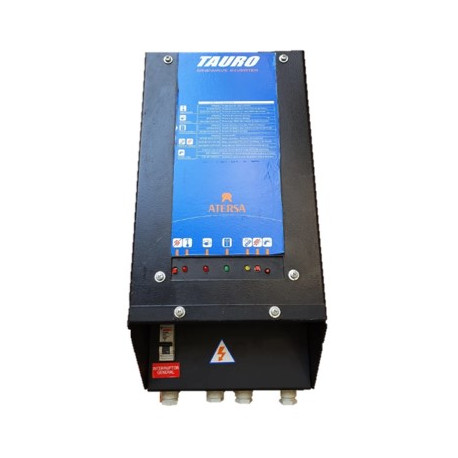 Inversor senoidal ATERSA TAURO-BC 700W entrada 12Vdc salida 230Vac