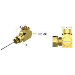 Adaptador Coaxial 5/8" M-5/8" H latón fabricante PPC ref.NX90