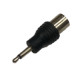 Adaptador tv hembra a jack macho 3,5