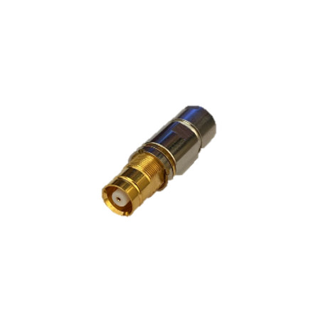 Conector 1.6/5.6 hembra " Siemens " montaje en cable coaxial ( FLEX-5 y  RG-58)