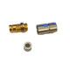 Conector 1.6/5.6 hembra " Siemens " montaje en cable coaxial ( FLEX-5 y  RG-58)