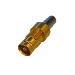 Conector 1.6/5.6 hembra " Siemens " para crimpar malla en cable coaxial ( FLEX-5 y RG-58 ) Alta Calidad
