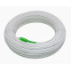 Pigtail fibra / Acometida Interior monomodo Blanco SC/APC de 50mts. 3mm. grosor