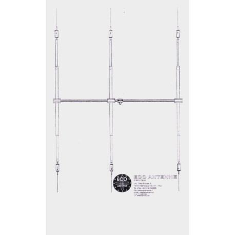 ECO Antenne 232, directiva HF, 2 Kw, 12 y 17m  