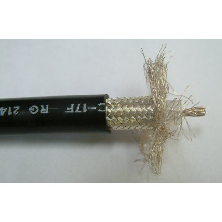 Cable RG-214 U doble malla,  rollo 100m. precio/m.