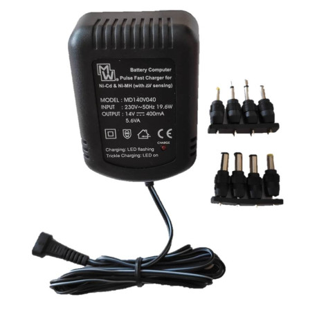 Cargador rapido MinWa MD-140 Ni-Cd / Ni-Mh 12V